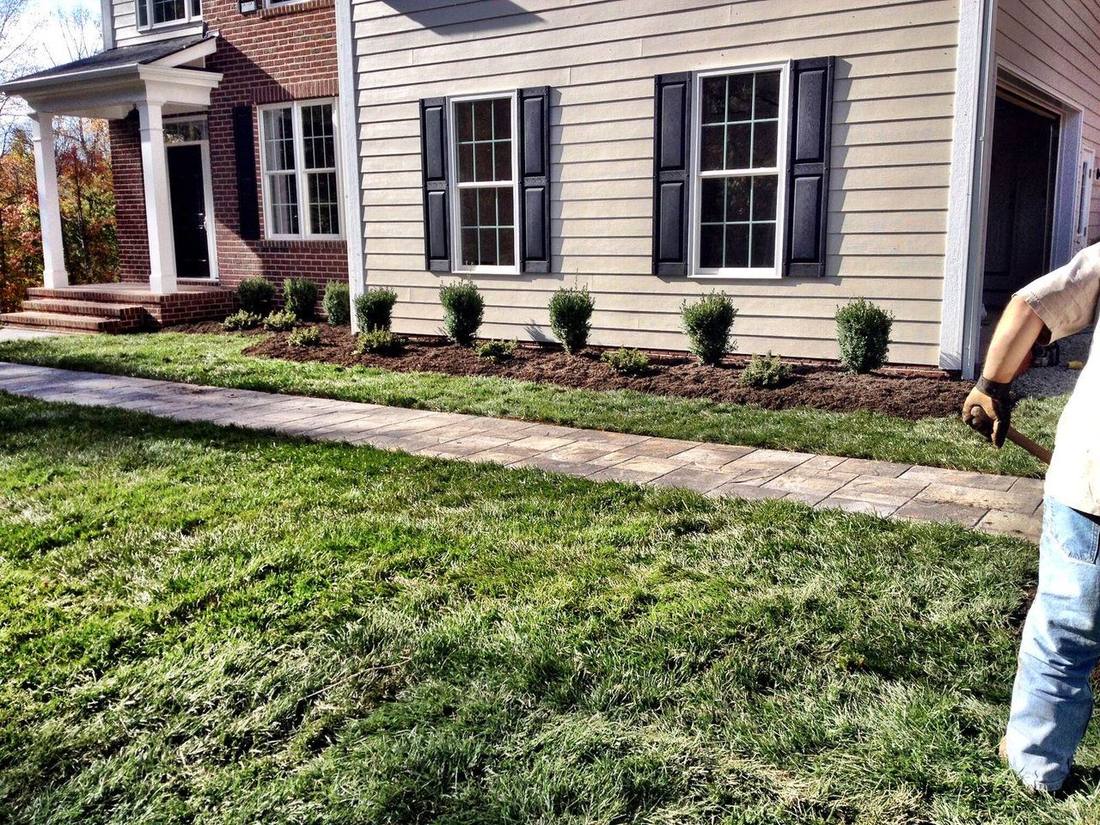 Front planting beds