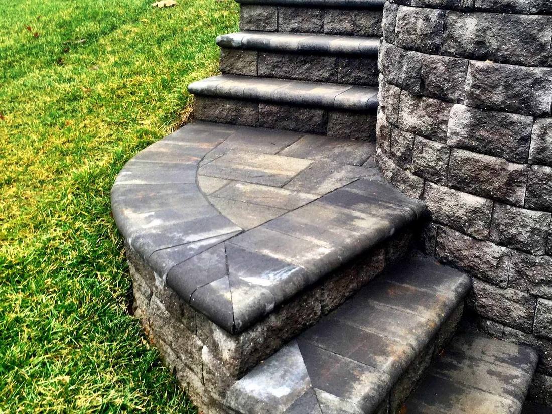 Paver steps